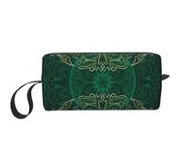 GSGCSBYMLG Mandala Style Floral Circle Antique Swirls Printed Receive Bag Small Makeup Bag Travel Toiletry Bag