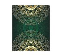 GSGCSBYMLG Mandala Style Floral Circle Antique Swirls printed The mouse pad 7x9in washable mouse pad with delicate stitched edges