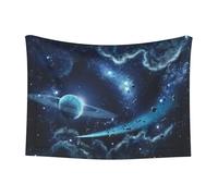 GSGCSBYMLG moon stars and planets printed Pet Blanket Doudou Velour Reversible Blanket