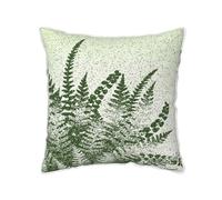 GSGCSBYMLG natural plant silhouette fern leaf printed Velvet Throw Pillow Cover decorative cushion cover