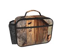GSGCSBYMLG Old Ancient Outhouse Printed Insulated Lunch Box Reusable Lunch Bag Lunch Storage Bag