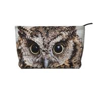 GSGCSBYMLG Owl Birds Printed Corduroy Makeup Bag Travel Toiletry Bag Travel Organizer Bag