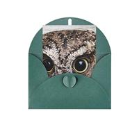 GSGCSBYMLG Owl Birds printed Greeting card with Envelopes Thank You Card