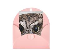 GSGCSBYMLG Owl Birds printed Greeting card with Envelopes Thank You Card