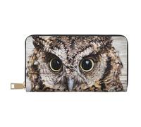 GSGCSBYMLG Owl Birds Printed Leather Wallet Large Travel Wallet Men Women Zip Clutch Card Holder