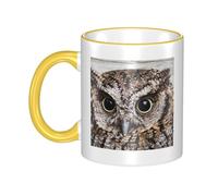 GSGCSBYMLG Owl Birds Printed Mug Ceramic Mug Decorative Cup