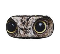 GSGCSBYMLG Owl Birds Printed Pencil Bag Pencil Case Portable Stationery Case