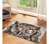 GSGCSBYMLG Owl Birds printed Pet absorbent leather tablecloth Placemat