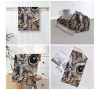 GSGCSBYMLG Owl Birds printed towel Quick dry towel 12x27.5in hand towel