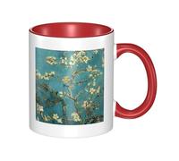 GSGCSBYMLG Painting Almond Blossoms Printed Mug Ceramic Mug Ceramic Coffee Cup