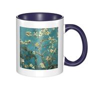 GSGCSBYMLG Painting Almond Blossoms Printed Mug Ceramic Mug Ceramic Coffee Cup