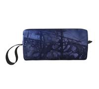 GSGCSBYMLG Pirate Sailboat Full Moon Printed Receive Bag Small Makeup Bag Travel Toiletry Bag