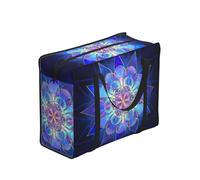 GSGCSBYMLG Rectangle Mandala printed Portable shopping storage bag luggage bag Hand Tote Bag