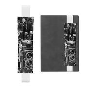 GSGCSBYMLG Retro Cool Camera Collection Printed Leather Pen Holder Bookmark Pencil case