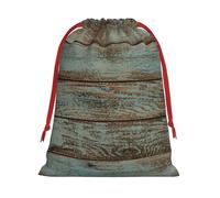 GSGCSBYMLG Rustic Old Barn Wood printed Drawstring Gift Bag Candy Bag Festive Party Gift Bag