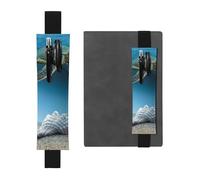 GSGCSBYMLG Sea Conch Shell Starfish Turtle Printed Leather Pen Holder Bookmark Pencil case