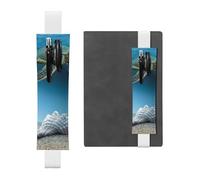 GSGCSBYMLG Sea Conch Shell Starfish Turtle Printed Leather Pen Holder Bookmark Pencil case