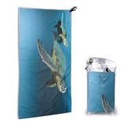 GSGCSBYMLG Sea Conch Shell Starfish Turtle printed Quick dry towel 16x31.5in hand towel