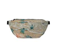 GSGCSBYMLG Sea Turtle Starfish Printed Crossbody Waist Pack Waist Bag Casual Chest Bag
