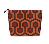 GSGCSBYMLG Shining Overlook Printed Fake Hemp Makeup Bag Travel Toiletry Bag Organizer Bag