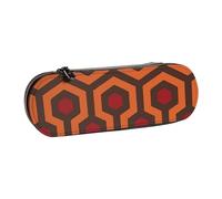 GSGCSBYMLG Shining Overlook Printed Leather Pencil case Stationery Bag