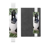 GSGCSBYMLG Soccer Ball Printed Leather Pen Holder Bookmark Pencil case