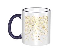 GSGCSBYMLG Sparsed Dreamy Stars and Spots Printed Mug Ceramic Mug Decorative Cup