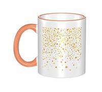 GSGCSBYMLG Sparsed Dreamy Stars and Spots Printed Mug Ceramic Mug Decorative Cup