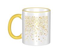 GSGCSBYMLG Sparsed Dreamy Stars and Spots Printed Mug Ceramic Mug Decorative Cup