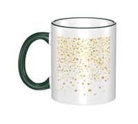 GSGCSBYMLG Sparsed Dreamy Stars and Spots Printed Mug Ceramic Mug Decorative Cup