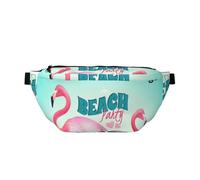 GSGCSBYMLG Tropical Flamingo Printed Crossbody Waist Pack Waist Bag Casual Chest Bag