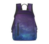 GSGCSBYMLG Universe with Stars Galaxy Interstellar printed Lightweight backpack Laptop Backpack Casual Daypack