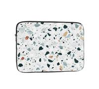 GSGCSBYMLG White terrazzo printed Laptop Case Computer Protective Bag