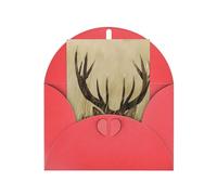 GSGCSBYMLG Whitetail Deer Fawn in Wilderness Stag printed Greeting card with Envelopes Thank You Card