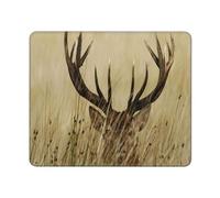 GSGCSBYMLG Whitetail Deer Fawn in Wilderness Stag printed The mouse pad washable mouse pad with delicate stitched edges
