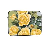 GSGCSBYMLG Yellow Rose printed Laptop Case Computer Protective Bag