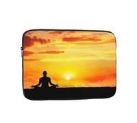 GSGCSBYMLG Yoga Meditation printed Laptop Case Computer Protective Bag