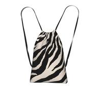 GSGCSBYMLG Zebra Animal printed Storage bag with a drawstring backpack Drawstring strap pack