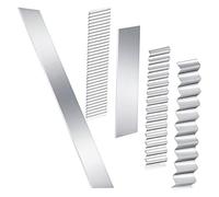 GSHLLO 5 Pcs Flexible Polymer Clay Cutters Clay Cutting Blades Long Straight Clay Blade Wavy Clay Cutters Polymer Clay Cutter Slicer Clay Tissue Blades for DIY Ceramic Pottery