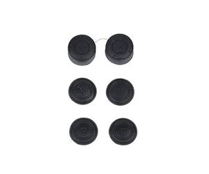 gShopvv 9 Pairs Cute Non-Slip Cat High and Low Paw Rocker Caps Controller Joystick Thumb Compatible with Nintendo Siwtch - Red, Blue, Black