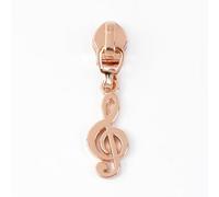 GSHUPIOU Zip Repair Kit， Zipper Pull Replacement， 5 Pcs 5# Zipper Pulls for Nylon Zippers Handbag Plastic Zipper Head Sliders Bag Zip Puller Repair Kits DIY Sewing Accessories(Zt971 c rosegold)