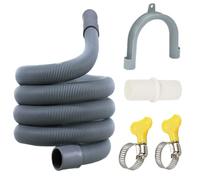 GSHUR 1.5m Universal Drain Hose Extension Pipe Kit, Replacement Drain Hose Extension for Washing Machine, Dishwasher & Other Applications