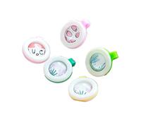 Gshy Anti-Mosquito Loop for Children Family Camping Travel and Outdoor Activities Bracelet Buckle Natural Plant Ingredients Repellent Clip Random Colours 5 Pieces