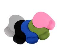 Gshy Silicone Mouse Mat with Ergonomic Wrist Rest for PC Random Colour 1 Piece
