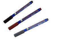 GSI Creos GundamMarker Sumi-Ire Ultra Fine Type, Set of 3 Colors Black Gray Brown, GM01 GM02 GM03 Made in Japan