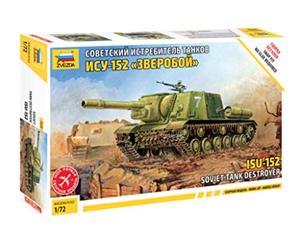 GSI Creos Zvezda 500785026 - Tank - 1:72 Self Propelled Gun ISU-152