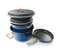 GSI Outdoors Blue Ceramic Base Camper Large Mess Kit