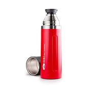 GSI Outdoors Glacier Vacuum Bottle Thermos,Unisex Adult, unisex_adult, 67471, Red (Red), 1 L
