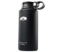 GSI Outdoors, MicroLite 1000 Twist 33 fl.oz. Vacuum Insulated Stainless Steel Water Bottle, Black