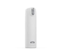 GSI Outdoors Microlite 500 Flip Vacuum Insulated Bottle, Lightweight, Stainless Steel Travel Mug, Leakproof Flip Lid, Hot & Cold Thermos for Hiking & Outdoor, White, 17 oz